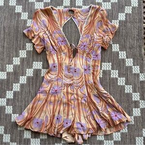 NWT Urban Outfitters Floral Romper S